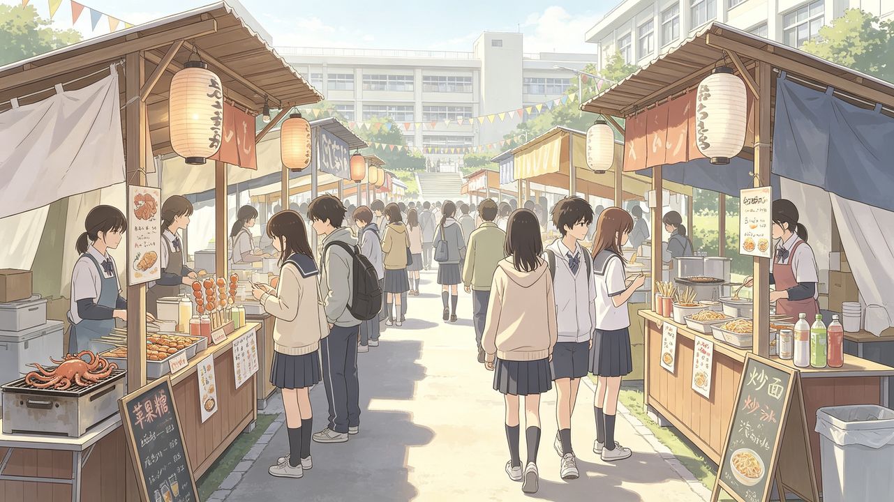 校园祭小吃街